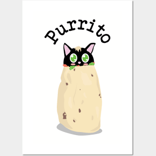 Purrito Posters and Art